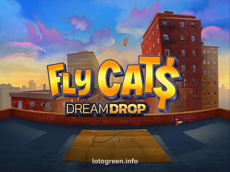 Imagem do jogo Fly Cats Dream Drop disponível no Lotogreen